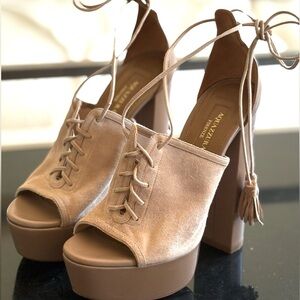 Aquazurra Firenza platform heels